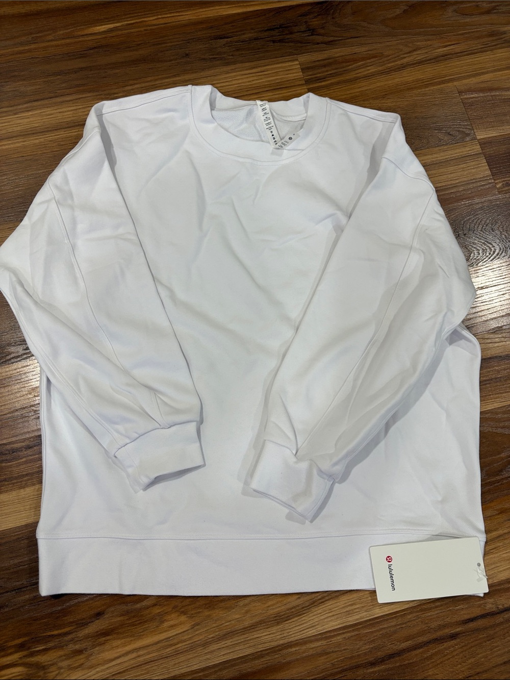 Lululemon White Crewneck Sweater - size 8
